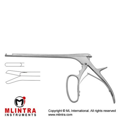 Ferris-Smith Leminectomy Rongeur Down Stainless Steel, 15.5 cm - 6" Bite Size 2 mm